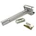 CS-305 Classic Samurai Butterfly Twist to Open Double Edge Safety Razor with 5 Astra Superior Platinum Double Edge Safety Razor Blades (+5 Astra)