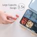 Buy Pill Organizer Plus - 7 Compartment Travel Medicine Box | Large Capacity Portable Vitamins Case - Blue - Buy Online on GoSupps.com
