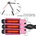 3 Barrel Curling Iron Wand Adjustable Hair Crimpers Hair Styling Tool Hair Curler Waver Crimper for Home and Salon 110V 240V (Pink 32mm) US Plug Pink 32mm - Buy Online on GoSupps.com