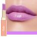Oulac Moisture Shine Lipstick - Light Lavender Lip Stick Tinted Lip Balm & Hydrating Lipstick for Dry Lips Medium Coverage Lip Colour | Juicy Look Glossy Finish Vegan Cruelty-Free It's ok! (10)