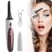 Heated Eyelash Curler 4 Temp Settings Electric Eyelash Curler Anti Scalding Eyelash Curlers with Comb Rechargeable LED Display Quick Heating Lash Curler Heated Lash Curler