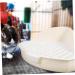 BESPORTBLE Rabbit Triangle Toilet Small Animal Potty Rat Litter Guinea Pig Potty Pet Cage Abs White 25.00X19.00X10.00CM White - Buy Online on GoSupps.com