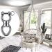 SELEWARE Silent Bearing Swing Swivel  360 Rotational Device Hanging Accessory with Removeable Buckle for Tree Swing  Hammock Chair  Climbing Rope  Yoga  Kids Swing Swivel 1200LB Capacity Swivel - Style A - Buy Online on GoSupps.com