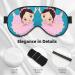 BREAUX Little Ballerina Dancing Girl Print Eye Mask - Double Sided Blackout Sleep Mask for Women & Men | International Shipping Available - Buy Online on GoSupps.com