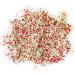 Christmas Natural Red Green White Mix Sprinkles - 30g Edible Festive Cake Topper for Xmas Party Cakes - Buy Online on GoSupps.com