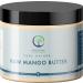 Essential Living: Unrefined Mango Butter - For Raw and Organic Lip Balms Body Lotion Body Butter Body Scrub and Organic Soap Making - 16-oz. Jar - 100% Natural