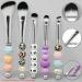 BTuregsau 6X Beadable Makeup Brushes Silicone Beads DIY Makeup Cosmetic Brushes Beaded Brushes Kit for DIY - Buy Online on GoSupps.com