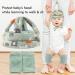 Baby Safety Helmet - Adjustable Head Cushion Bumper Bonnet for Crawling, Walking, Running - Green | BB-1003 - Buy Online on GoSupps.com