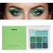  G n rique Green Eyeshadow Palette Avocado Eyeshadow Palette 9 Pigmented Colors | Professional Stage Glitter Eye Makeup Waterproof And - Buy Online on GoSupps.com