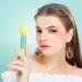 Docolor Lemon Makeup Brush Set - Professional High-Quality Synthetic Brushes for Face & Eyes Gift Box Included - Perfect Gifts for Makeup Lovers - Buy Online on GoSupps.com