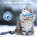 Reflective Airtag Cat Neck Band | Integrated Cat Necklace with Holder & Bell for Kittens & Puppies (Blue) - Buy Online on GoSupps.com