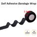 BQTQ 40 Rolls Cohesive Bandage Self Adherent Wrap Tape | 1 Inch x 5 Yards Stretch Bandage Wrap | Ideal for Ankle Sprains, Swelling | Black | Pack of 40 - Buy Online on GoSupps.com