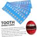Hapinary Tooth Color Card 30-Count For Accurate Shade Matching | Teeth Whitening & Bleaching Guide - Buy Online on GoSupps.com