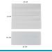 Buy Inoverse Paper Towels - 3 000 ZZ-Fold Disposable Towels 25x23 cm White - Ideal for Donors & Businesses - International Shipping Available - Buy Online on GoSupps.com