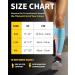 Cambivo Calf Bandage & Compression Socks for Men & Women - Sports Support Stockings for Running Football & Swelling Relief - S-M Blue/Pink - Buy Online on GoSupps.com