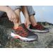 JABASIC Women Hiking Shoes - Breathable Mesh Athletic Outdoor Sneakers (Grey/Orange, Size 8) - Buy Online on GoSupps.com