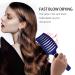 FIXBODY Boar Bristle Hair Brush - Curved Vented Design for Long Thick Curly Hair - Detangling & Blow Drying Brush (Blue) - Buy Online on GoSupps.com