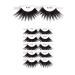 6packs Eyelashes - 301 Christina 100% Human Hair Fake Eyelashes