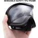 Juli Ski Goggles - Black Frame with Clear Lens (VLT 83%) for Men and Women - Ideal for Snowboarding, Skiing, Snowmobiling, and Skating - Adults - Buy Online on GoSupps.com