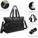 ROYAL FAIR Nappy Changing Bag - Portable Messenger Tote for Mom and Dad with Pram Clips | Maternity Diaper Bag Travel Tote (Black 42x33x18CM) - Buy Online on GoSupps.com