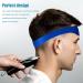 NAYAGOGO Hair Trimming Guide Neckline Shaving Template Flexible Curved Silicone Haircut Band Shaving Template Home Hair Cutting Tool Softness Elasticity Split Ends Trimmer for Man (Blue) - Buy Online on GoSupps.com
