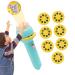 Huayeex children's projector toys toy projector flashlight for children |Night light for pedagogical learning before going to bed - portable flashlight projector including fruits green