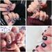 100pcs 3D Chrome Silver Cross Nail Charms - Y2K Vintage Nail Art Decorations for Acrylic Nails - Manicure Craft DIY - Buy Online on GoSupps.com