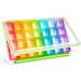 Fullicon Weekly Pill Organizer 4 Times a Day Pill Box 7 Day for Travel Moisture-Proof Daily Pill Box Organizer Large Pill Case for Medicine Vitamin Fish Oil and Supplement (Clear and Green)