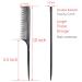 Anti-static Teasing Comb for Fine Hair - Bakelite Rat Tail Comb for Root Teasing & Volume - Buy Online on GoSupps.com