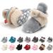 TMEOG Baby Booties Slippers - Infant Boots for Boys & Girls 0-6 Months - Winter Sock Crib Shoes - Light Grey White Furry - Newborn First Walking Shoes (0-18 Months) - Buy Online on GoSupps.com