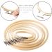 6PCS Matchne Bamboo Embroidery Hoops - 4 to 10 Inch Sizes - Easy Tighten/Loosen - Cross Stitch & Needlework Supplies - Crafts - Buy Online on GoSupps.com