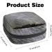 Gray Starry Sky Night Ladies Tie Storage Bag | Portable Menstrual Cup Pocket with Zipper for Teens & Women - Buy Online on GoSupps.com