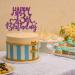Tenhaisi Purple Happy 13th Birthday Cake Topper Glitter 13 and Fabulous Cake Topper - 13th Birthday Food Picks Decoration - 13 Years Birthday/Wedding Anniversary Party Supplies - Buy Online on GoSupps.com