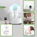 Rain Cloud Night Light & Humidifier - Perfect for Bedroom Living Room & Children's Room | White Rain Cloud Diffuser for Home Office & Yoga - Buy Online on GoSupps.com