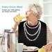 LoLosue 3Pcs Women's Elderly Reusable Adult Bibs | Waterproof Mealtime Protectors with Crumb Catcher & Necklace Design - Buy Online on GoSupps.com