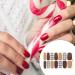 dijiusidy Nail Art Stickers Self-Adhesive Fingernail Decal with Strap Glue DIY Art Decor Full Cover Manicure Kits for Women Girls YMX206 - Buy Online on GoSupps.com