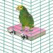 PINVNBY Bird Perch Stand Toy Natural Wooden Parrot Claw Sticks Budgie Playground Grinding Paw Cage Accessories Exercise Toy for Cockatiel Conure Parakeet - Buy Online on GoSupps.com