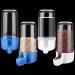 4 Pieces Automatic Bird Water Dispenser Bird Cage Waterer Feeder Bird Accessory Drinker Bottle for Hamster Parrot 12 x 5.5 cm Plain Color