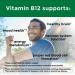 Nature Vitamin B12 1000 mcg Energy and Metabolism Dietary Supplement 400 Softgels (Pack of 1) - Buy Online on GoSupps.com