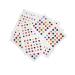 IS4A 360pc Multicolour Bindi Bollywood Forehead Stickers Adhesive Body Jewelry 6 Cards of Different Sized Velvet Bindi Round Dot Tattoo Premium Bindi Indian Daily Use Forehead Bindi Round Dot For Women (SET OF 360 PCS)