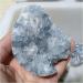 390g Natural Rough Blue Crystal geode Cluster Specimen raw Gemstone Quartz Hole Cluster fengshui Decor Crystal Cluster - Buy Online on GoSupps.com