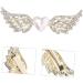 FRCOLOR 1pc Love Wings Hairpin Elegant Hairclip Sweet Hairpin Creative Hairclip Stylish Hair Clip Alloy Hair Clip Angel Wings Hairclip Exquisite Hairpin Bridal Hair Clip Pearl Barrette - Buy Online on GoSupps.com
