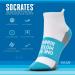Gone For a Run Women's Inspirational Athletic Running Socks - Mother Runner | Low Cut Woven Design in Teal | Over 25 Styles Available - Buy Online on GoSupps.com