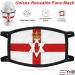YNR Face Mask Washable Breathable Reusable Adult Mouth Protection Cover Shield Design Country Northern Ireland - Buy Online on GoSupps.com