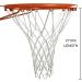 Sanung 2PCS White Basketball Net 12 Loops - 21 inch Professional Anti-Whip Replacement Net for Competition Standard Indoor Outdoor Hoops - All-Weather Mesh Net with Storage Pouch - Buy Online on GoSupps.com