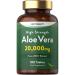 Aloe Vera Tablets | High Strength 20 000mg | One-A-Day Formula | 180 Count | Suitable for Vegetarians & Vegans | by Horbaach