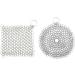 Kitchen Cleaning Tool Stainless Steel Cleaner Chain Scrubber Pots Washing Net Rusts Removers for Daily Home Kitchen Scrubber 6in Square - Buy Online on GoSupps.com