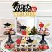 Congrats Grad Topper from Student to Teacher Graduation 25PCS Teacher Class of 2023 Cake Topper Graduate Party Cake Decor black and red Teacher Graduation Party - Buy Online on GoSupps.com
