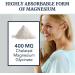 Magnesium Glycinate 400mg | Chelated Bisglycinate for Muscle Relaxation Bones Heart Nerve Sleep & Calm Support for Women & Men | High Absorption Magnesium Chelate Supplement | 120 Capsules - Buy Online on GoSupps.com