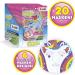 Inkee Galupy Unicorn Face Masks for Kids - 20 Pack | Hydrating Cloth Masks with Fruit Aroma & Natural Extracts - Buy Online on GoSupps.com